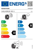 245/45R20 opona GOODYEAR EFFICIENTGRIP SUV 4X4 FP 99V